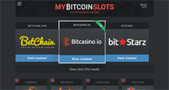 Desktop Screenshot of mybitcoinslots.com